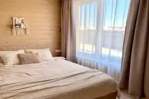 Инстаграмный домик с сауной NutVillage, Гжель