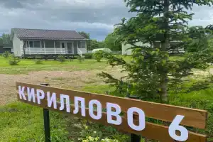 Уютный дом в деревне, в окружении природы и пении птиц. «Серый туман»