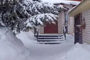 Уютный дом с баней для отдыха в зимний период