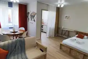 Квартира-студия с новым ремонтом, Анапа