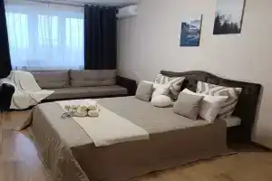 Уютная квартира в новом доме с видом на город