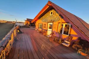 Дом розовый Дом-Терраса