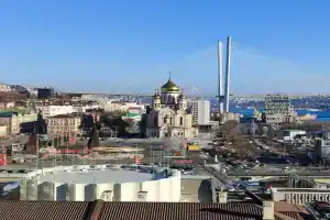 Квартира с видом на Площадь Борцов за власть Советов, Владивосток