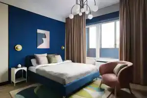 Дизайнерская студия в новом ЖК со свежим ремонтом, кондиционером и бойлером