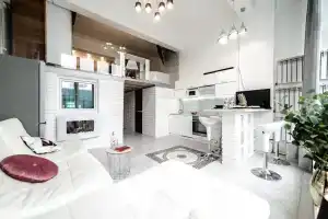 Большой двухуровневый лофт с собственной сауной и джакузи, Москва