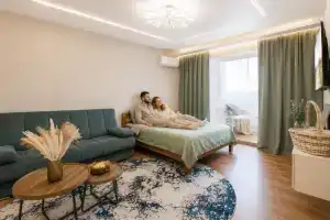 Просторная 2-комнатная квартира 88 м² в центре Казани — до 8 гостей