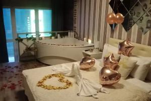 Апартаменты для романтического вечера с сауной и джакузи, Москва