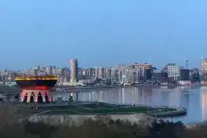 Двухкомнатная квартира в новом комплексе с прекрасным видом на Казанку