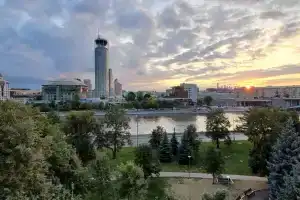 Уютная студия с панорамным видом, Москва
