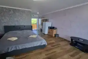 Четырёхместный номер Однокомнатный люкс с балконом и видом на бассейн, Должанская