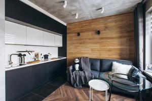 Loft с кухней, большой ванной и видом на Ботанический сад, Москва