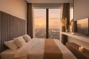 Sky City Moscow 59 этаж! Редкий вид на город! Эстетичный интерьер!, Москва