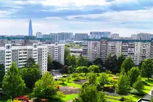Квартира с видом на Лахта центр, Санкт-Петербург