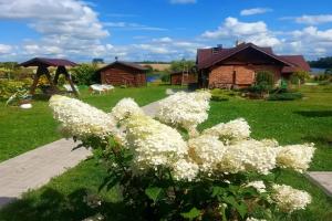 Милый домик в деревне, с видом на озеро.