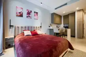 Red Velvet— апартаменты с окнами в пол в ЖК премиум-класса Симфония, Москва
