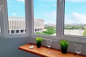 Впечатляющий вид на стадион Краснодар, Краснодар