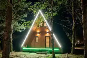 A-Frame с камином, кондиционером и террасой, Красный Огорок