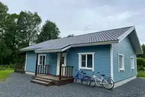 Домик с баней в живописном месте