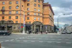 Двухкомнатная квартира у отеля Европа / Grand Cafe, Минск