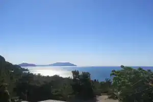 Трёхместный номер однокомнатный с кухней и видом на море, Новый Свет
