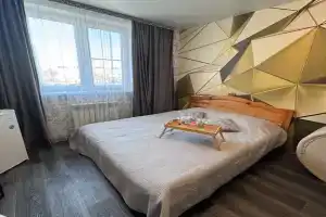 Тёплая уютная светлая студия с красивой локацией