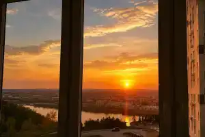 Апартаменты в центре | рядом Аквапарк | красивый вид на реку