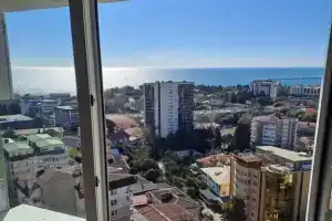 Уютная студия с видом на море, Сочи
