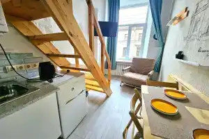 Двухуровневая студия для 3 гостей у Невского проспекта, Санкт-Петербург