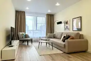 Квартира с видом на сквер и фонтан, Ставрополь