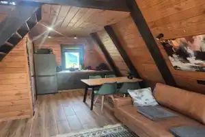 A-frame на Нарочи с видом на лес в 10 минутах от пляжа