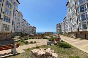 Новая, уютная квартира с видом на море, Геленджик