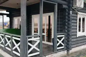 Срубовый дом на берегу Волги, Балаково