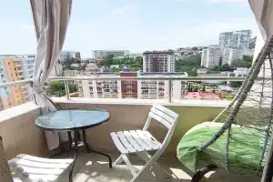 Евродвушка с балконом и видом на закат, Сочи