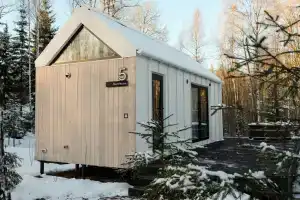 Дом в лесу на 2-х с купелью фурако и мангальной зоной