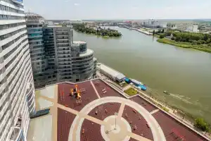 Евродвушка на 20 этаже с видом на Дон, Ростов-на-Дону