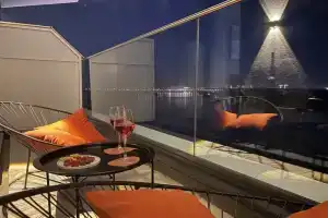 Квартира с видом на реку с террасы, Новосибирск