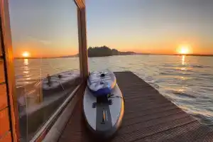 Дом на воде с шикарным видом на большую воду и нереальные закаты, Подрезово