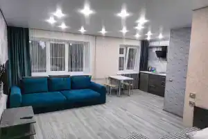Студия с прекрасным видом на Волжский парк и набережную реки Волга, Рыбинск
