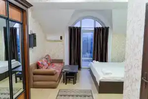 Двухместный номер с 1 кроватью 3 корпус, стандарт с видом на море, без лифта, Избербаш