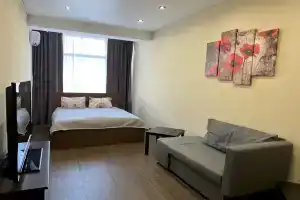 1-комнатная квартира с видом на горы в центре