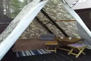 Двухместный номер с 1 кроватью палатка