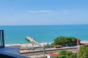 Уютная студия с видом на море, Сочи