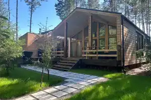Гостевой дом Большой дом с баней и банным чаном в Всеволожском районе