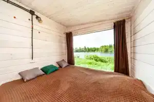 Домик на двоих с панорамным окном №4