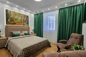 Дизайнерская квартира по мотивам уникального парка Куршская коса, Калининград