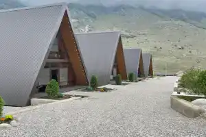 А-фрейм дом с видом на на горы в Приморском крае