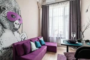 Апартамент «Lila» с собственной террасой и качелями, Москва