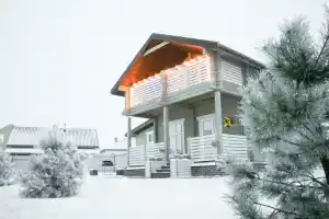 Домик с сауной и купелью в Атолино