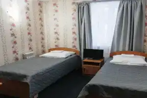 Двухместный номер в корпусе, 5 минут пешком до Вотчины деда мороза