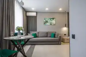 Уютная студия в гостевом доме "Zefir"